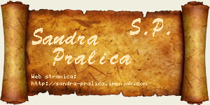 Sandra Pralica vizit kartica